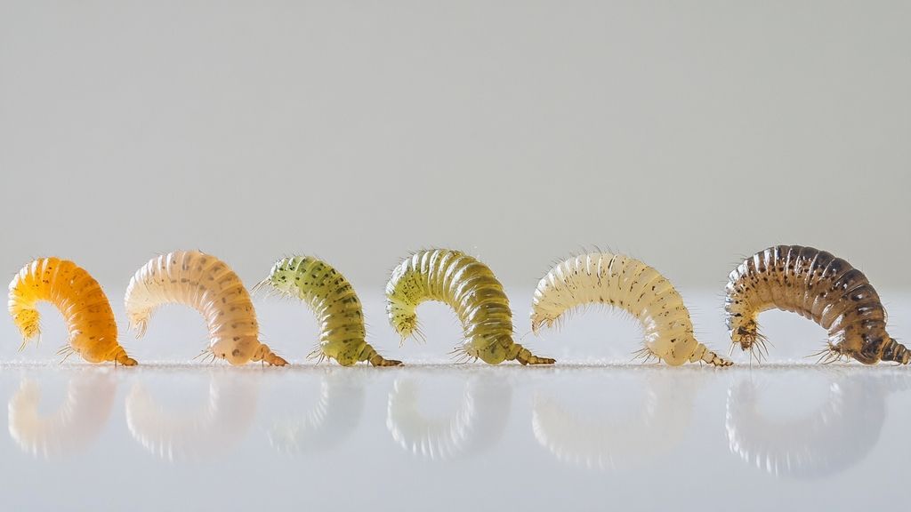 Comment distinguer les types de vers et larves présents dans les toilettes