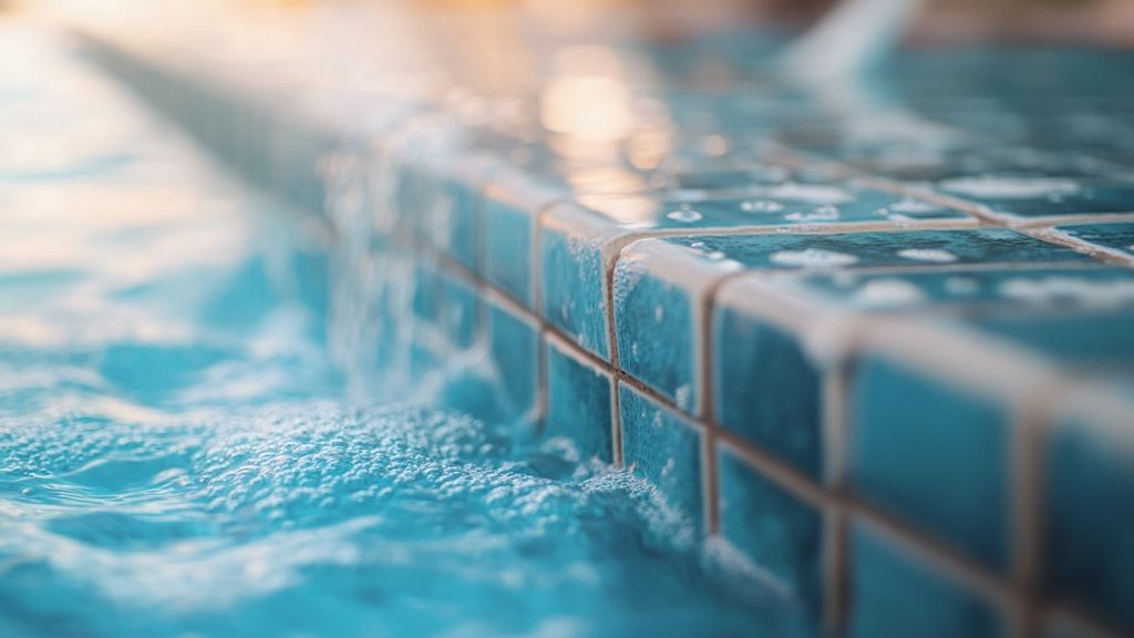 Comment prévenir l’apparition des algues et du calcaire sur le carrelage de piscine ?